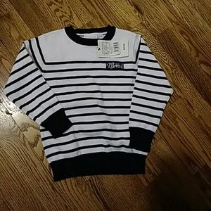 NWT Bimbus boys Crew neck sweater 3-4 100% cotton